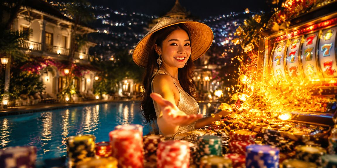 Người chơi đang đăng nhập và trải nghiệm slot game tại Đà Lạt